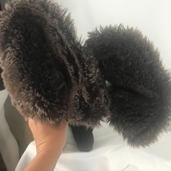 Sam Edelman Suede Over-Knee Faux-Fur-Lined Boots - Picture 11 of 15